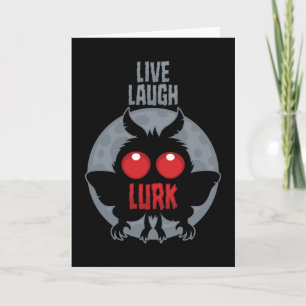 Leef Lach Loer Mothman Cryptid Kaart