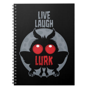 Leef Lach Loer Mothman Cryptid Notitieboek