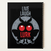 Leef Lach Loer Mothman Cryptid Planner (Achterkant)