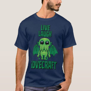 Leef Lach Lovecraft Schattige Cthulhu T-shirt