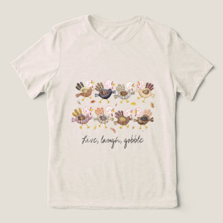 Leef, lach, schrok turkey T-shirt