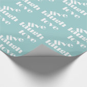 Leef, lacht, liefde cadeaupapier (Hoek)