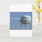 Leef lang in Prosper (TX) Wenskaart Kaart (Gele Bloem)