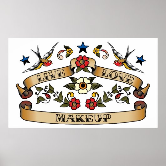 Leef Lief Make-up Poster (Voorkant)