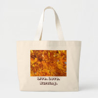 Leef Lief Verpleegkundige Tote Tassen Herfst Blade