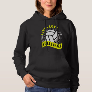Leef Lief Volleybal Set Spike Blok Sport Net Bea Hoodie