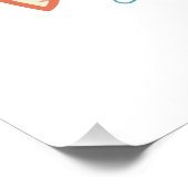 Leef, liefde, aloha poster perfect poster (Hoek)