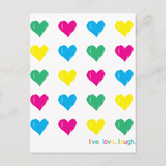 Leef. Liefde. Laugh. Briefkaart