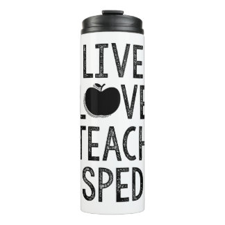 Leef. Liefde. Teach. SPED. Tumber Thermosbeker