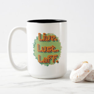 Leef. Lust. Laff. Gfx-03 Tweekleurige Koffiemok