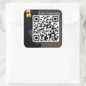 Leef merkwaardig sticker (Tas)