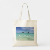 Leef met Aloha Hawaii Tote Bag (Achterkant)