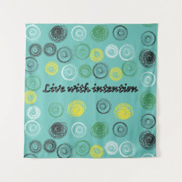 Leef met intentie wandkleed