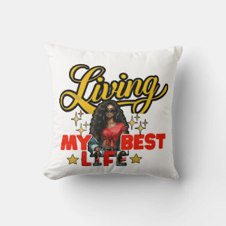 Leef mijn beste leven – Inspiratie kussen