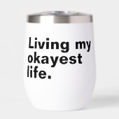 Leef mijn leukste leven. Grappig basic text design (Voorkant)