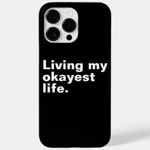 Leef mijn leukste leven. Grappig basic text design Case-Mate iPhone 14 Pro Max Hoesje