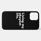 Leef mijn leukste leven. Grappig basic text design Case-Mate iPhone Case (Achterkant (horizontaal))