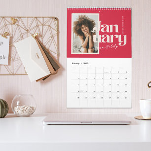 Leef Moedig Moderne Motiverende Fotokalender Kalender