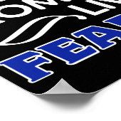 Leef onverdiend poster (Hoek)