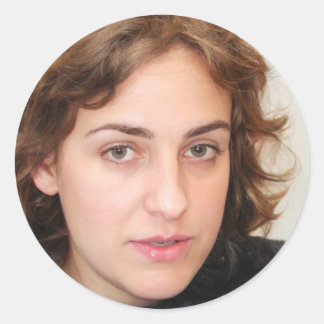 Leef onverdiend ronde sticker