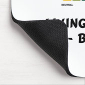 Leef op de zure / basisrand muismat (Hoek)