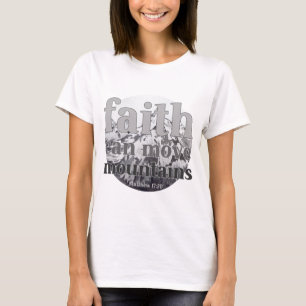 Leef op geloof t-shirt