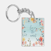 Leef op het moment - de borsten van de Natuur Sleutelhanger (Voorkant Links)