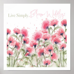 Leef simpel. Willy Bloom Poster