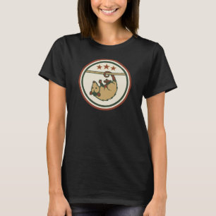 Leef Snel Eet Afval Opossum T-Shirt