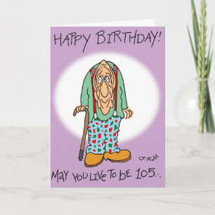 Leef tot 105 kaart