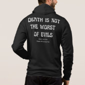 Leef Vrij of Sterf: De dood is niet de ergste van Hoodie (Achterkant)