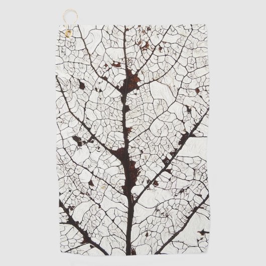 Leefblad van Aspen 1 Golfhanddoek (Voorkant)