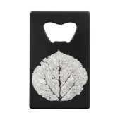 Leefblad van Aspen 1 Kredietkaart Flessenopener (Voorkant)