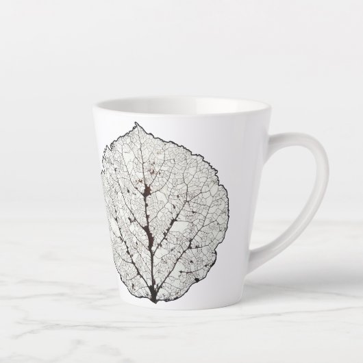 Leefblad van Aspen 1 Latte Mok (Rechts)