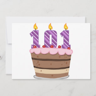 Leeftijd 101: Birthday Cake Kaart