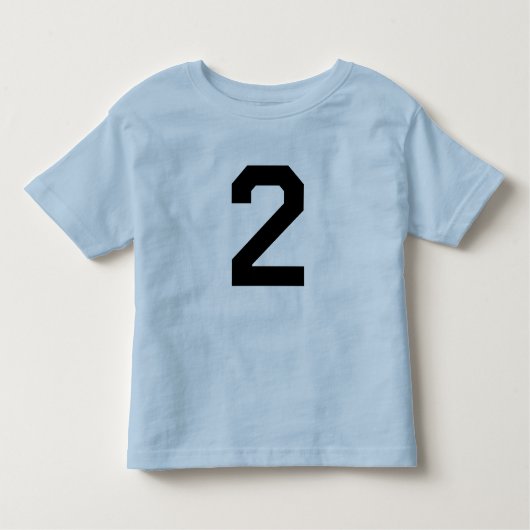 Leeftijd 2 twee T-shirt (Voorkant)