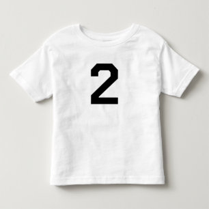 Leeftijd 2 twee T-shirt