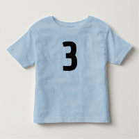 LEEFTIJD 3 DRIE JERSEY blauw T-SHIRT