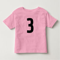 LEEFTIJD 3 DRIE JERSEY roze T-SHIRT
