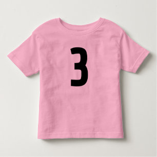 LEEFTIJD 3 DRIE JERSEY roze T-SHIRT