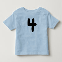 LEEFTIJD 4 PEUTER T-shirt