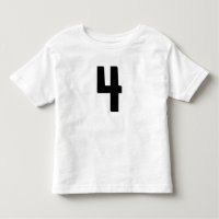 LEEFTIJD 4 VIER GRAPPIGE JERSEY T-SHIRT