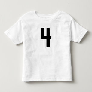 LEEFTIJD 4 VIER GRAPPIGE JERSEY T-SHIRT