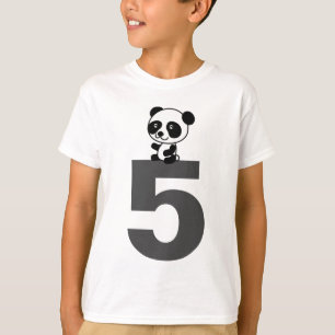 LEEFTIJD 5 VIJF PANDA BEER T-Shirts