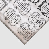  leeftijd: Bijbelversen: Cursieve tekst Tissuepapier (Detail)