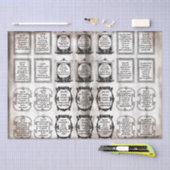  leeftijd: Bijbelversen: Cursieve tekst Tissuepapier (Craft)