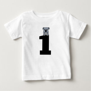 Leeftijd één (1) verjaardag Koala Beer T-Shirts