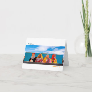 Leeftijd & Grace-briefkaarten Notitiekaartje