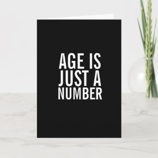 Leeftijd is een grappig Happy Birthday Wenskaart Kaart