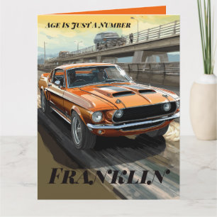 Leeftijd is gewoon een nummer klassieke auto verja kaart